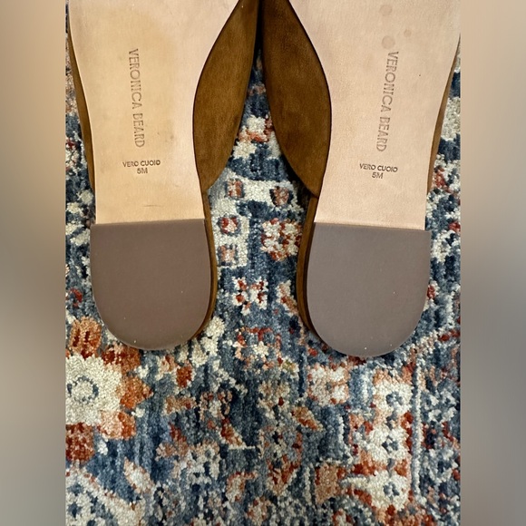 Veronica Beard Women’s Carlotta Flat in Size 5 in Black/Carmel - Picture 13 of 13